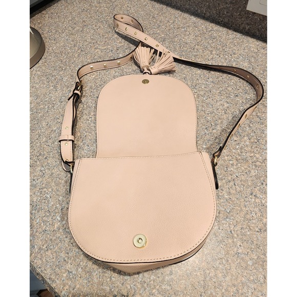 VICTORIA'S SECRET‎ Bag Small Crossbody Purse Studded Faux Leather Light Pink - Picture 7 of 11